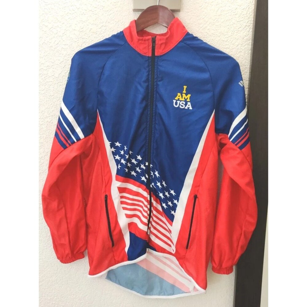 Atac Sportswear Mens Cycling Jersey Biking Small USA I Am Family Invictus 2016